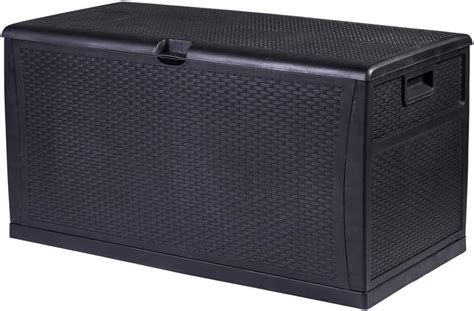 black metal boxes|waterproof outside storage black.